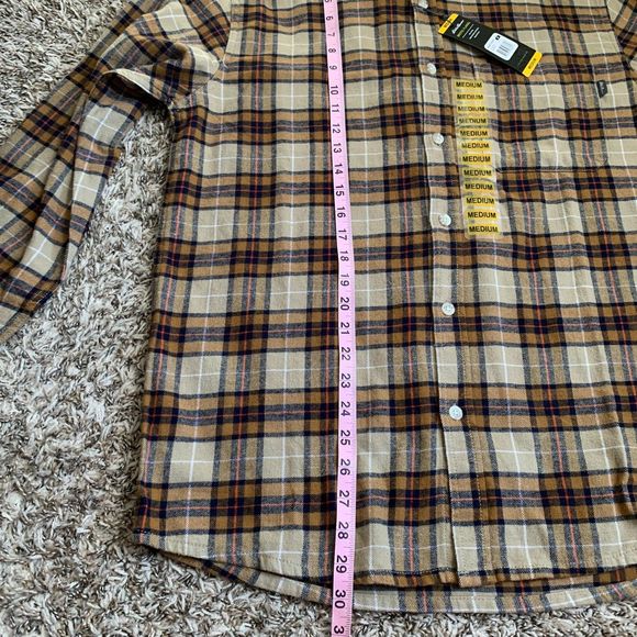 Eddie Bauer Bristol Men's Flannel Shirt long sleeve Medium - Picture 10 of 12